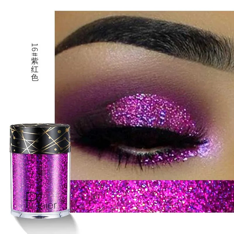 Pudaier Shimmer Holographic Sequins Glitter Tattoo