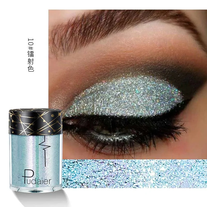 Pudaier Shimmer Holographic Sequins Glitter Tattoo