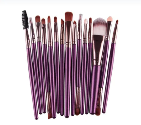 15 Pcs Cosmetic Makeup Brush