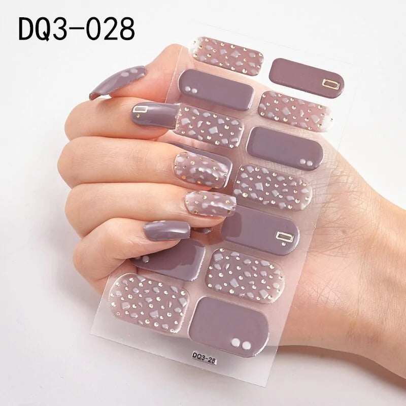 Glitter Nail Art Stickers