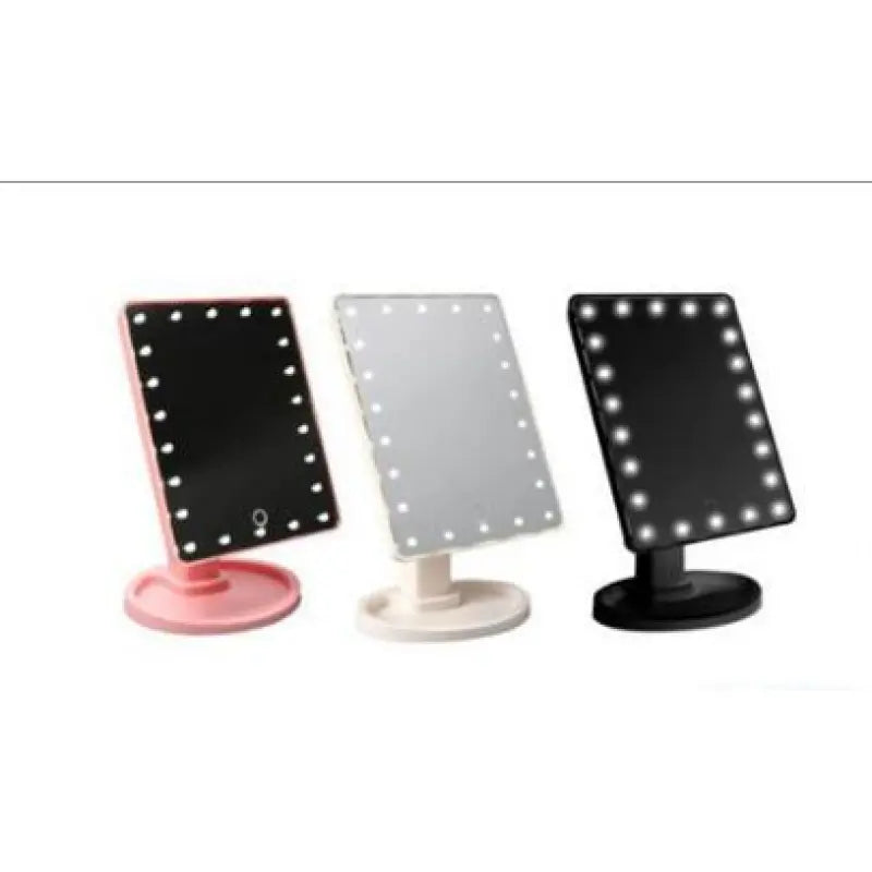 Portable 360 Degree Rotation Touch Induction Tabletop Cosmetic Mirror